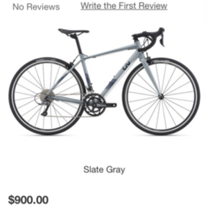 2021 Giant Avail 3 Silver, gray or bare metal