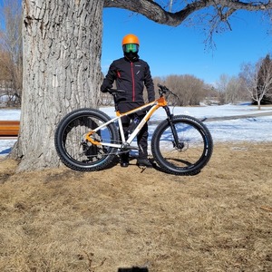 Moose Fat bike Orange