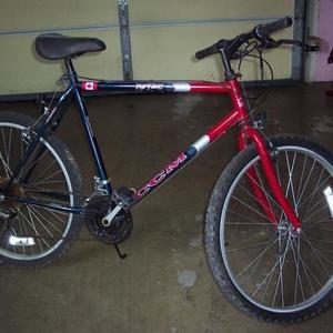 2004 CCM Red, Silver, gray or bare metal, and Blue