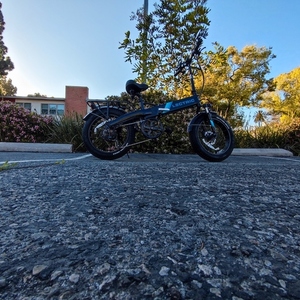 Lectric eBikes Folding Electric bike Black and Blue