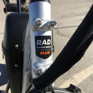 2021 Rad Power Bikes Rad Runner Plus 2.0 Silver, gray or bare metal