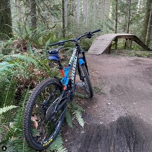 2014 Cannondale Trigger 29 4 Black, Blue, and Orange