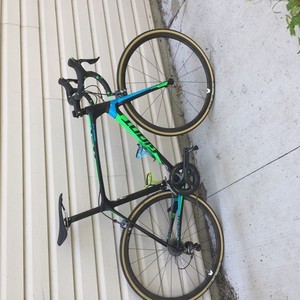 2016 Giant TCR Advanced 1 Black, Green, and Blue