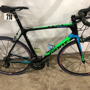 2016 Giant TCR Advanced 1 Black, Green, and Blue