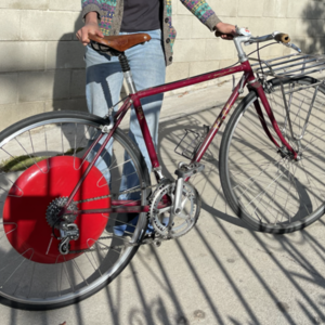 1985 Trek Burgundy 720 series Red and Yellow or Gold