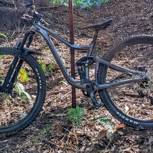 2021 Giant Trance Black and Silver, gray or bare metal