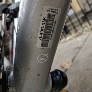 2016 Trek Crossrip Comp Silver, gray or bare metal