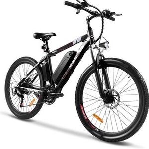 2021 Rinkmo 26'' wheel with 250W motor mountain bike Black