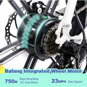 2021 AddMotor Motan M-60 R7 Snow Beach E-Bike Urban... White