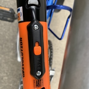 1990 Trek 820 Silver, gray or bare metal and Blue