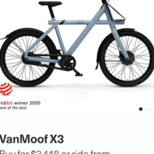 2020 VanMoof x3 Blue