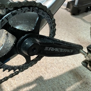 2022 Salsa Cutthroat Silver, gray or bare metal and Yellow or Gold