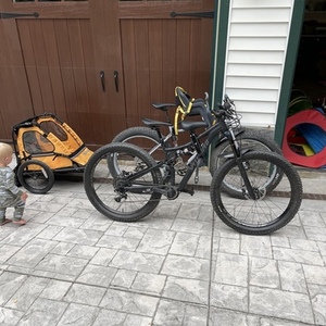 Specialized Stumpjumper FSR Comp Black and Silver, gray or bare metal