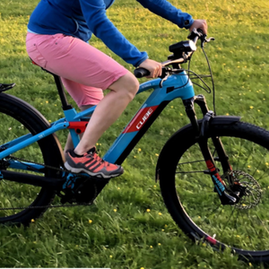 2020 Cube Stereo Hybrid 120 Blue and Red