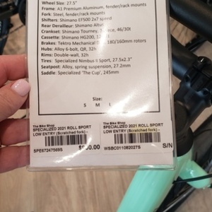 2021 Specialized Roll 8 Step-Through Green