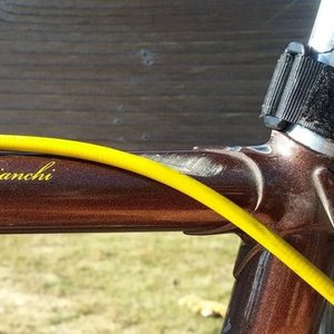 1986 Bianchi Giro Brown and Yellow or Gold