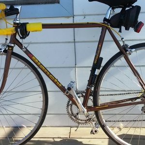 1986 Bianchi Giro Brown and Yellow or Gold