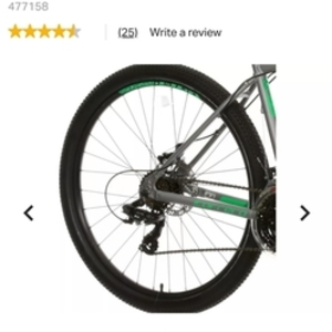 2021 Carrera bicycles Hustle 1 Silver, gray or bare metal and Green