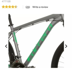 2021 Carrera bicycles Hustle 1 Silver, gray or bare metal and Green