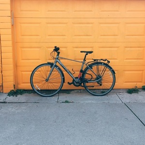 2014 Giant Escape City 2 Silver, gray or bare metal