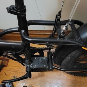 Aostirmotor A20, Folding Fat Tire E-Bike Black and Orange