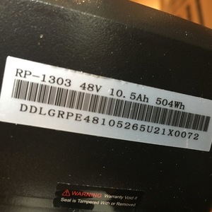 Rad Power Bikes Radmission 1 White and Stickers tape or other cover-up