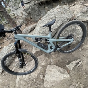 2022 Yeti SB130 Silver, gray or bare metal and Black