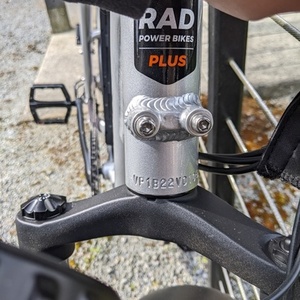 2022 Rad Power Bikes Radrunner Plus Silver, gray or bare metal