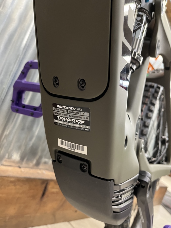 2022 Transition Bikes Repeater NX