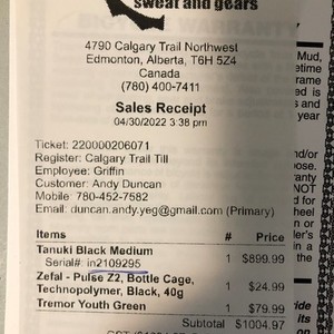 2022 Kona Medium Black