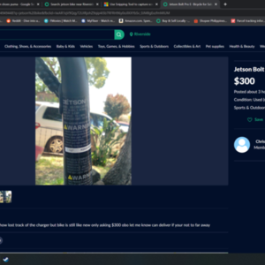 2021 Jetson Bolt Pro Black