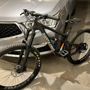 2018 Santa Cruz Hightower CS Black, Orange, and Teal