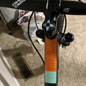 2018 Santa Cruz Hightower CS Black, Orange, and Teal