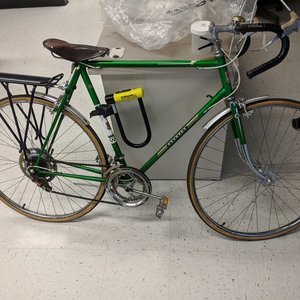 1971 Peugeot PX10 Green, Silver, gray or bare metal, and White