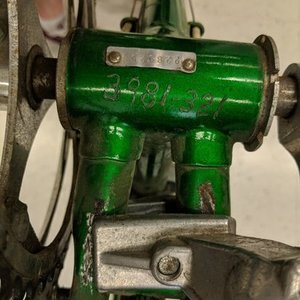 1971 Peugeot PX10 Green, Silver, gray or bare metal, and White