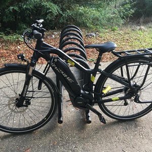 2017 Haibike Trekking 4.0 Black and Green