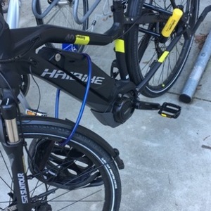 2017 Haibike Trekking 4.0 Black and Green