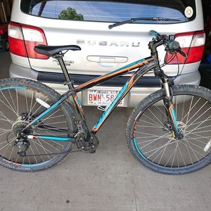 2014 Specialized Hardrock 29 Black, Blue, and Orange