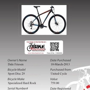 2014 Specialized Hardrock 29 Black, Blue, and Orange