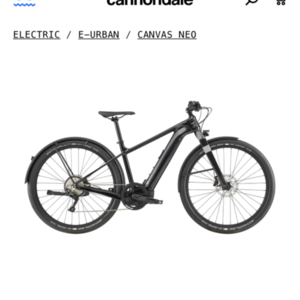 2021 Cannondale Canvas Neo Black