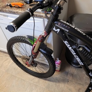 Santa Cruz Nomad Black, Red, and White