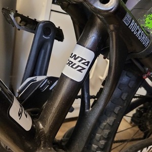 Santa Cruz Nomad Black, Red, and White