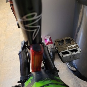 Santa Cruz Nomad Black, Red, and White