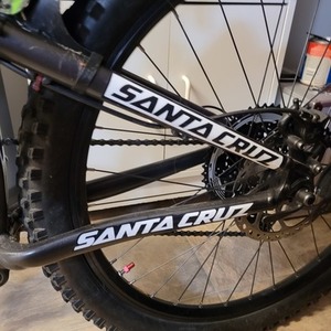 Santa Cruz Nomad Black, Red, and White