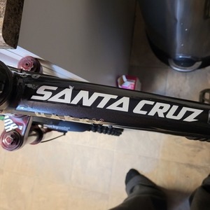 Santa Cruz Nomad Black, Red, and White