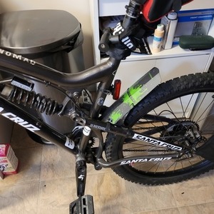 Santa Cruz Nomad Black, Red, and White