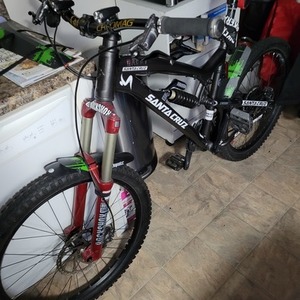 Santa Cruz Nomad Black, Red, and White