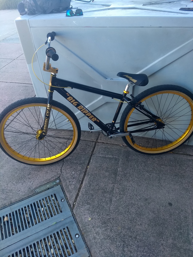 SE BIKES BO 6B 36x100x3/8 GOLD main image 0