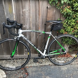 2015 Specialized Allez Comp Smartweld Silver, gray or bare metal, Green, and Black