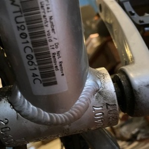 Trek 7000 Silver, gray or bare metal